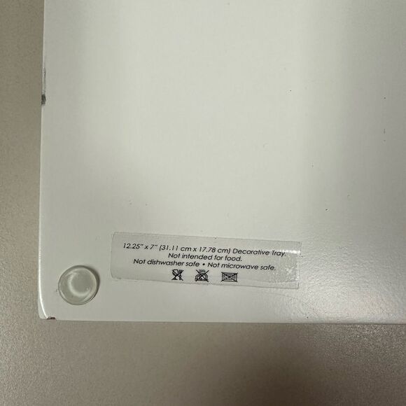 PPD White Blue Black Gold Secret Bee Lacquered Vanity Tray - Picture 8 of 9